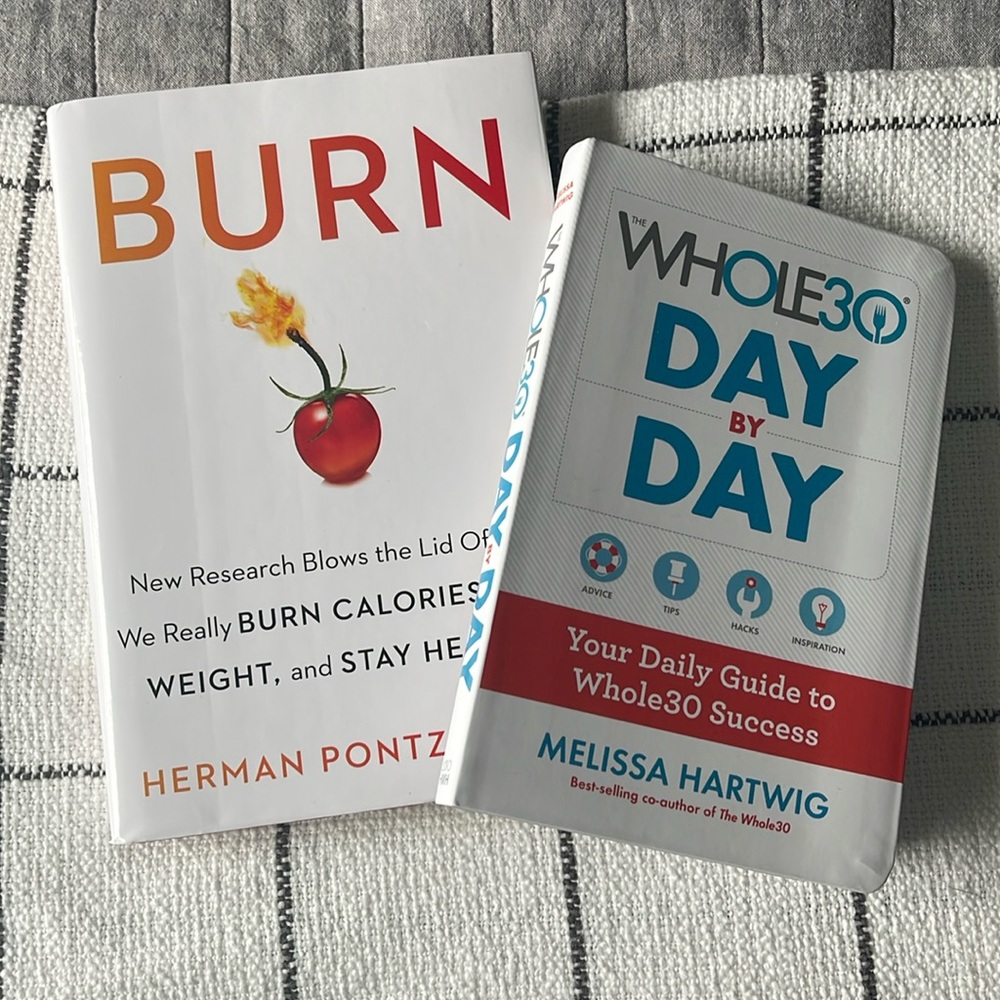 2 fitness and healthy eating books
